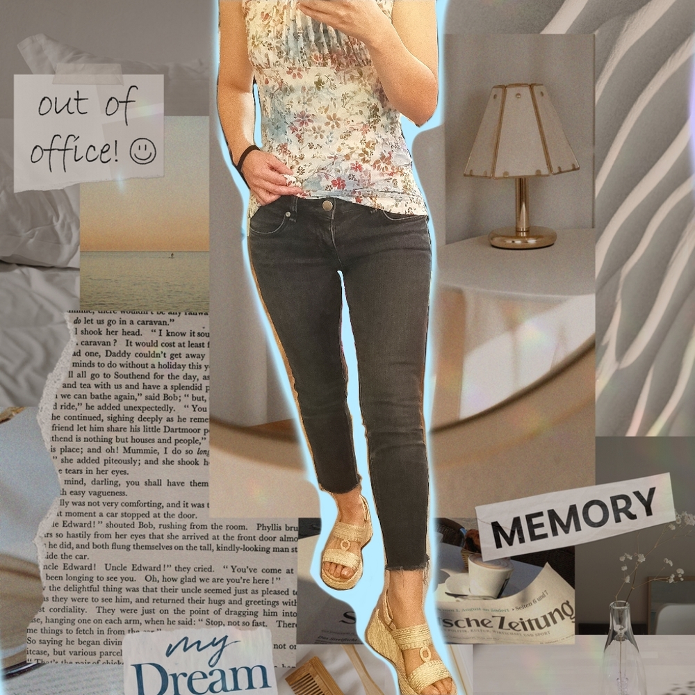 Top shop black denim 25